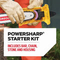 POWERSHARP CHAIN AND STONE 3/8IN LOW PROFILE .050 62DL