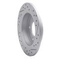 DFC 11-26 Hyundai Elantra Coupe Rear Left Drilled & Slotted Geoperformance Rotor