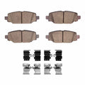 R1 2018-2025 Jeep Wrangler Rear R1 Optimum OE Pads & Hardware Kit