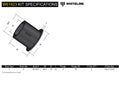 Whiteline Plus 91-02 BMW 3 Series E36 / 98-02 E46 Rear Trailing Arm Bushing Kit