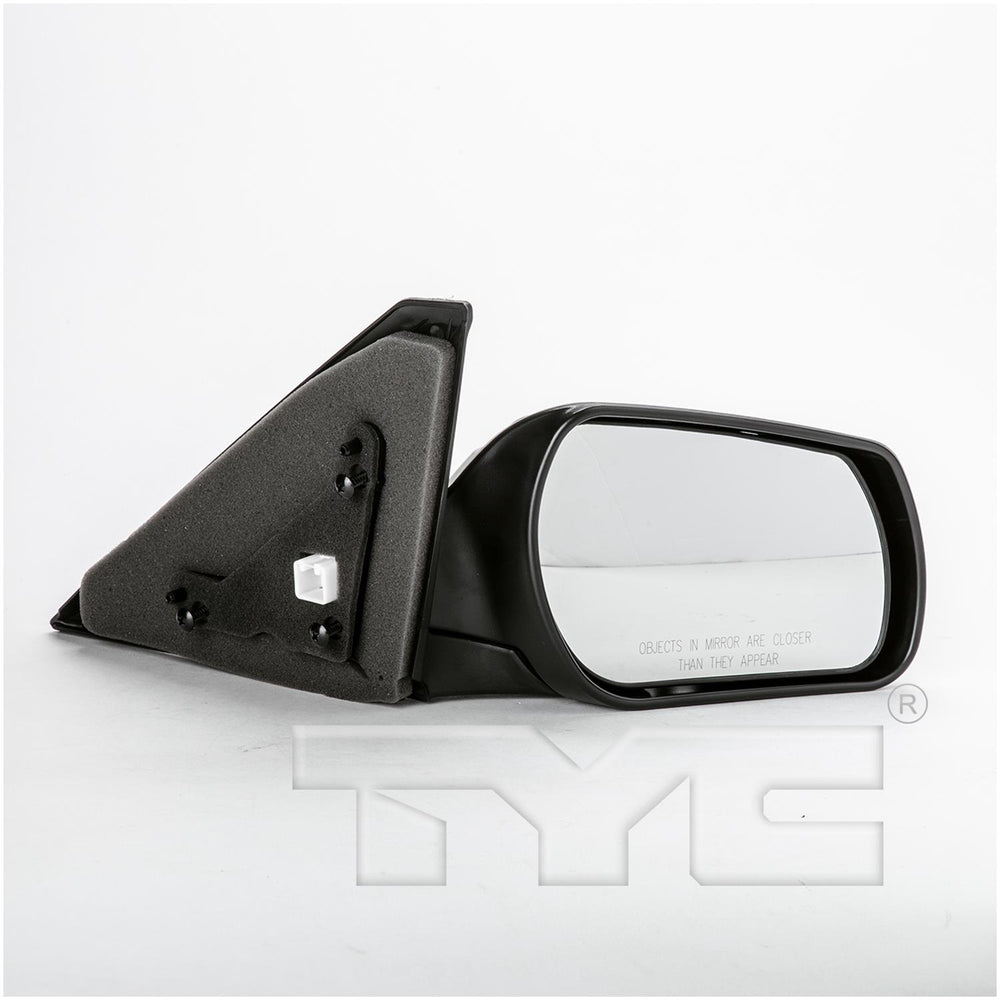 RH MIRROR OUTSIDE REAR VIEW BLACK; CODE 16W; W/POWER; NON HEATED MAZDA 3 20042009