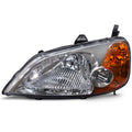 LH H/LMP ASSY COMP; HYBRID; INCL SIDE MRKR/PRK/SGNL LAMPS CIVIC 200303