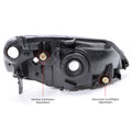 LH H/LMP ASSY COMP; HYBRID; INCL SIDE MRKR/PRK/SGNL LAMPS CIVIC 200303