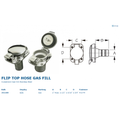 STAINLESS FLIP TOP DECK FILL - GAS