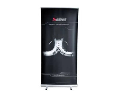 Akrapovic Pull Up Banner MC and Car