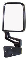 Right Manual Folding Mirror for Select 1987- 2006 Jeep YJ, TJ Wranglers, Black Crown Automotive