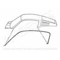 ROOFRAIL WEATHERSTRIPS; 67-68 MUSTA