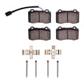 DFC 14-22 Maserati Ghibli Rear 5000 Advanced Low Metallic Brake Pads and Hardware Kit
