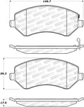 Street Brake Pads w/Shims and Hardware