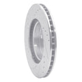 R1 04-09 Toyota Prius Front Right Drilled & Slotted Silver Brake Rotor