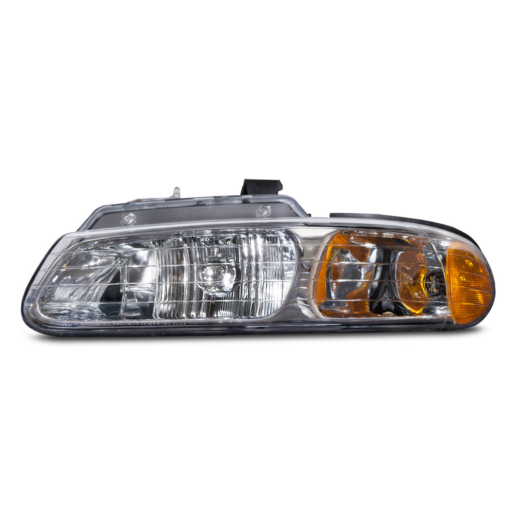 LH HEADLAMP ASSY COMPOSITE; W/O QUAD HEADLAMPS; TOWN & COUNTRY 9699