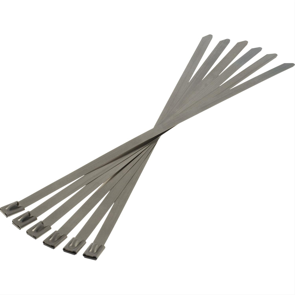 STAINLESS STEEL LOCKING TIES USED TO HOLD EXHAUST WRAP AND OTHER INSULATION
