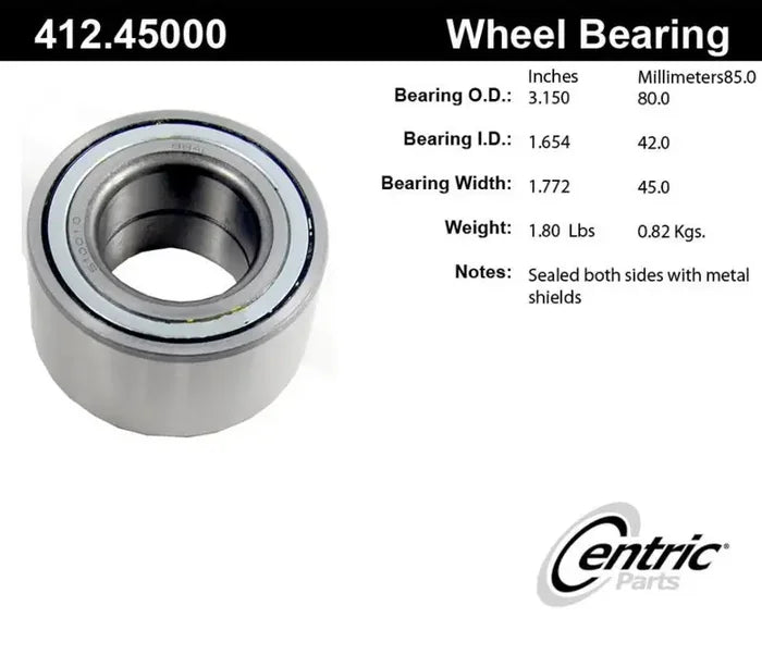 Centric Premium Ball Bearing - Front/Rear