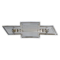 8388 C/K CHEVY BOWTIE GRILLE EMBLEM FOR 4 HEADLIGHT GRILLE GOLD W/ BLACK/SILVE