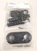 FIELD INSTALLED BULKHEAD FITTING KIT DUAL HOSE STAINLESS STEEL COVER PLATE