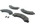 Centric Posi-Quiet Semi-Metallic Brake Pads w/Hardware - Front