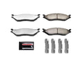 Power Stop 2002 Ford E-550 Super Duty Front or Rear Z36 Truck & Tow Brake Pads w/Hardware