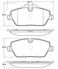 Street Brake Pads w/Shims and Hardware