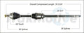 NEW CV AXLE