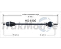 NEW CV AXLE