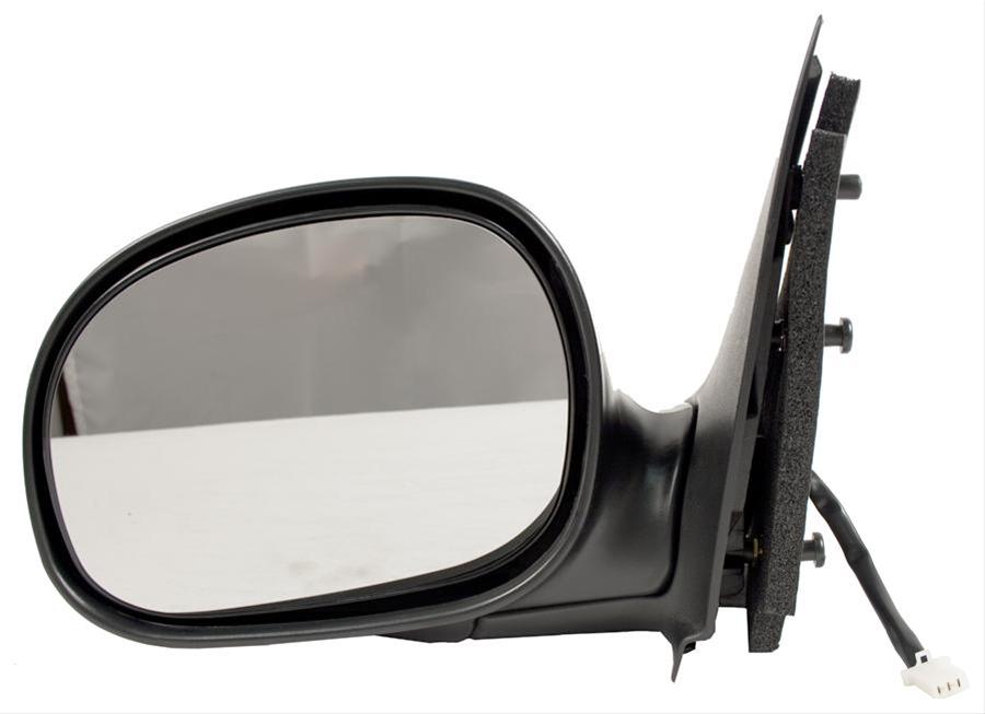 LH MIRROR RR VIEW PWR; CONTOUR; W/O SIGNAL; W/CHR CVR; REG/SUPER CAB F150 0203; HERITAGE 0404