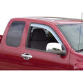 0412 COLORADO/CANYON EXT/CREW(2 PC FRONT ONLY) CHROME WINDOW VISOR