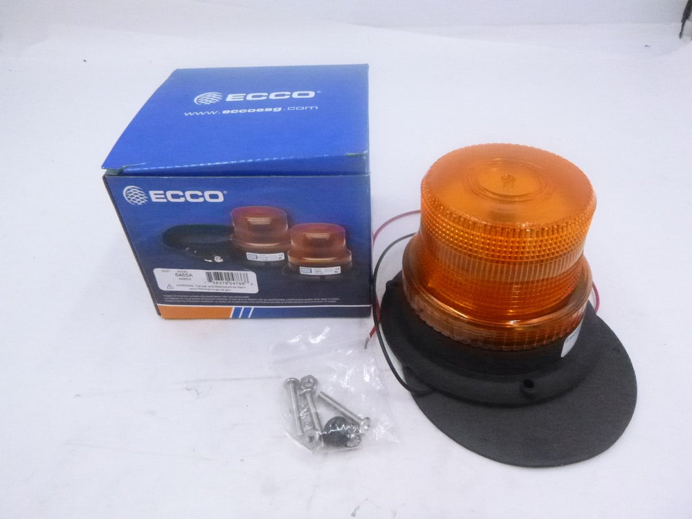 LED BEACON: LOW PROFILE 1280VDC PULSE8 FLASH AMBER