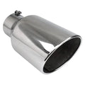 ~(4.1 lbs. 15X7X7)~ Polished stainless steel 7 in 15 in rolled angle Bolt-on i.d. 5 in (Single box)