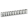 SET SKT STD SAE 1/2DR 6PT 11PC