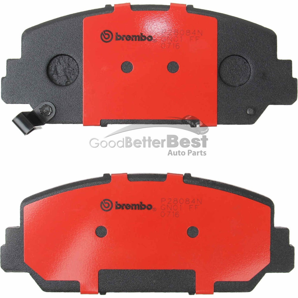 Brembo 13-18 Acura RDX/14-20 RLX/17-20 Honda Civic Front Premium NAO Ceramic OE Equivalent Pad