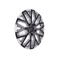 WC 10 U SPOKE, SIL/BLK, 15" SET 4