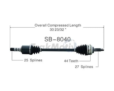 NEW CV AXLE