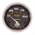 GAUGE OIL PRESSURE 2 5/8IN 100PSI ELECTRIC MARINE WHITE