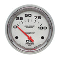 GAUGE OIL PRESSURE 2 5/8IN 100PSI ELECTRIC MARINE WHITE