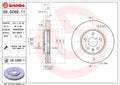 Brembo 08-14 Cadillac CTS Front Premium UV Coated OE Equivalent Rotor
