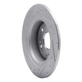 DFC 05-22 Acura ILX Rear Right Drilled & Slotted Silver Brake Rotor