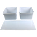 CRISPER BIN COMBO KIT WHT