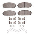 DFC 15-21 Jeep Cherokee Front 5000 Advanced Low Metallic Brake Pads and Hardware Kit