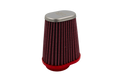 BMC Conical Carburetor Filter w/Chrome Top - Left 55mm Inlet / 120mm H