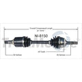 NEW CV AXLE