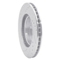 DFC 04-09 Toyota Prius Front Right Drilled & Slotted Silver Brake Rotor