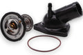 Granatelli 1420 GM LT Billet Thermostat Housing w/180 Deg Thermostat - Black
