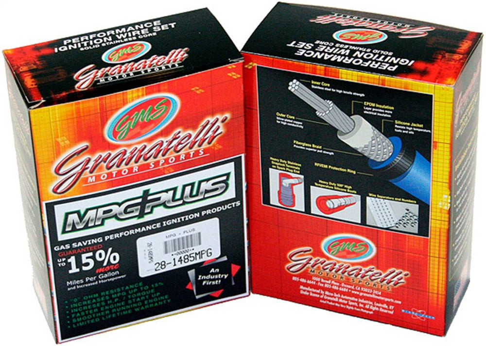 Granatelli 1992 Chevrolet Corvette V8 5.7L High Performance Spark Plug Wires - Red Wire