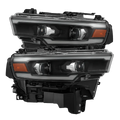 AlphaRex 25-26 Dodge Ram 1500 Luxx LED Proj Headlights -Black w/Activ Lit/ Seq Signal/Switchbk DRL