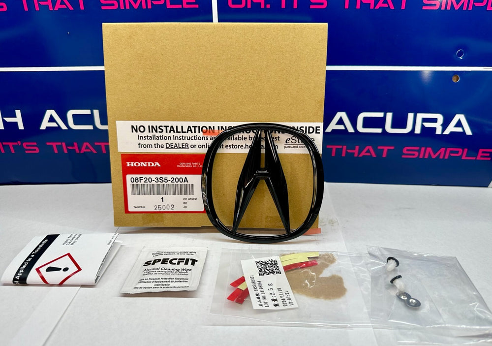 Genuine Acura 2023 Integra Gloss Black Acura Emblem (Rear)