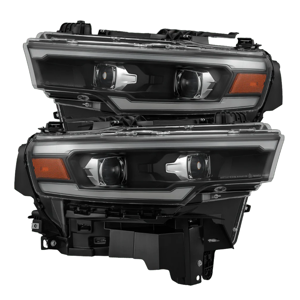 AlphaRex 25-26 Dodge Ram 1500 AlphaRex Headlights Converters for Stock LED Projector Headlights