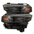 AlphaRex 25-26 Dodge Ram 1500 Luxx LED Proj Headlights -Alpha Black w/Activ Lit/Seq Signal/Switchbk