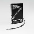 Goodridge 74in Universal Clutch Line w/Black Zinc Fittings & Black Hose - 90Deg Banjo w/M10 Fitting
