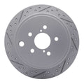 R1 08-15 Subaru Outback Rear Right Drilled & Slotted Geoperformance Rotor