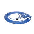 Spark Plug Wire Set 8MM Universal Blue Wire With Blue Straight Boots 5040B 8MM Super Stock Spark Plug Wires Feature A Spiral Core And Blue Silicone Jacket ACCEL